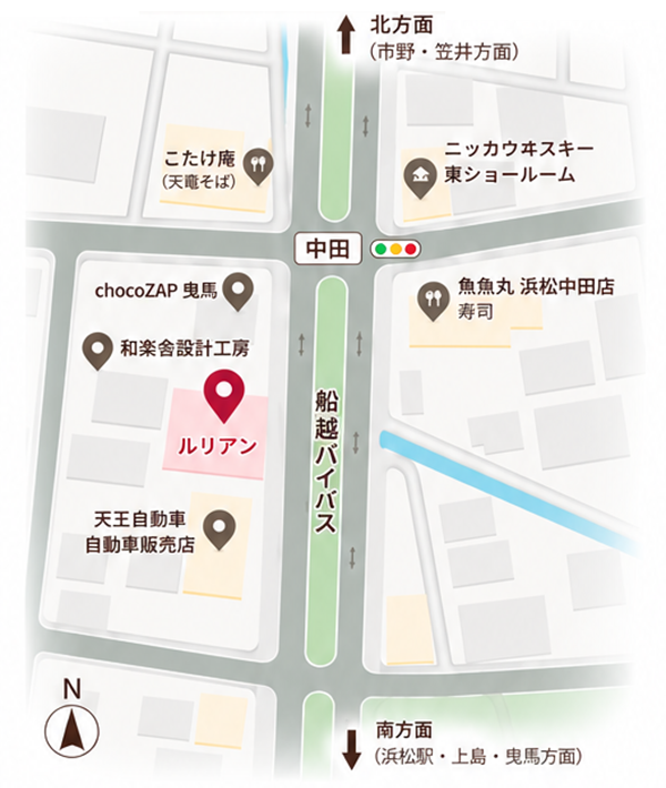 Le Lienへのアクセスマップ